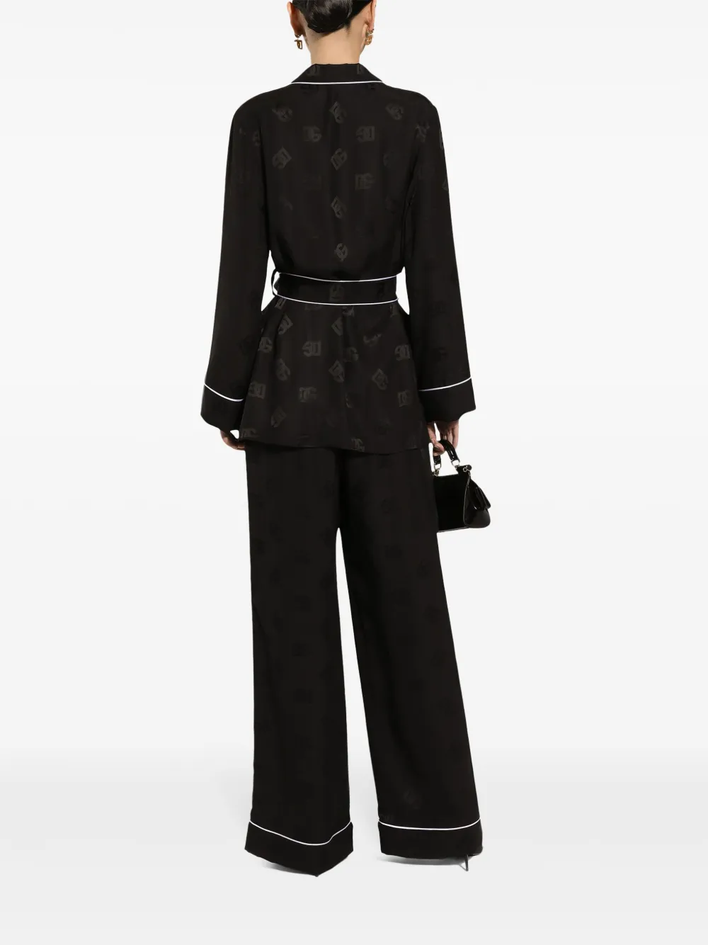 Dolce & Gabbana Broek met logoprint Zwart
