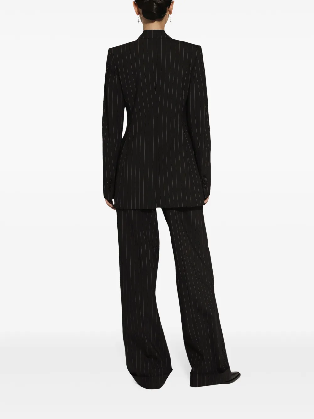 Dolce & Gabbana Broek met krijtstreep Zwart