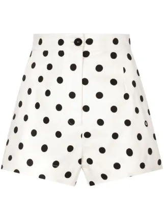 Dolce & Gabbana ポルカドット ショートパンツ | ホワイト | FARFETCH JP