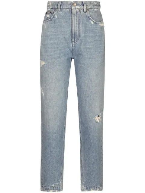 Dolce & Gabbana mini-ripped detail jeans