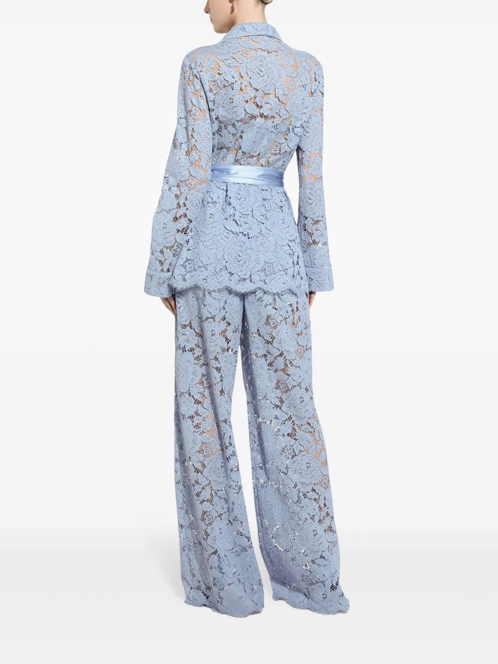 Dolce & Gabbana Broek met wijde pijpen Blauw