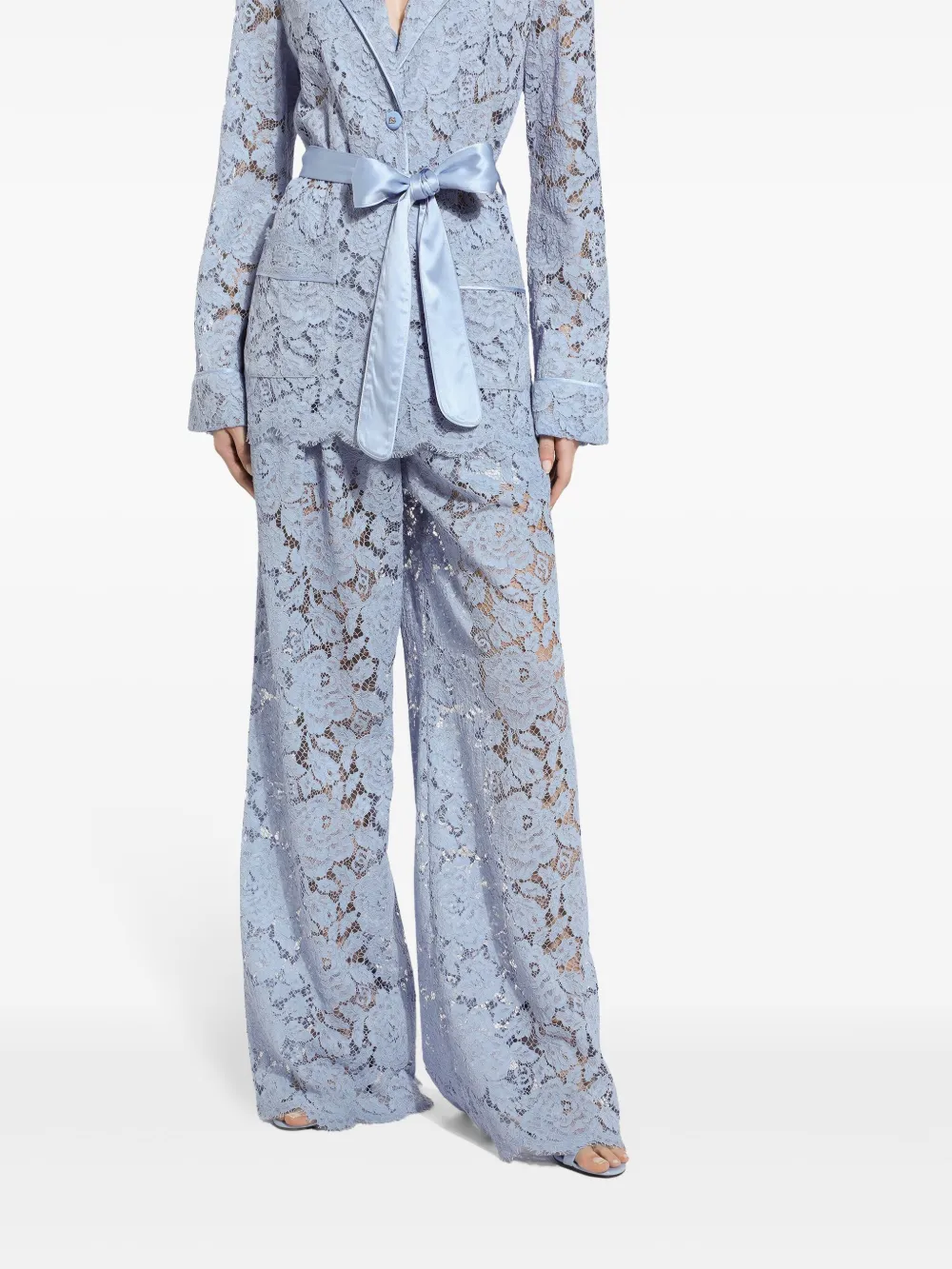 Dolce & Gabbana Broek met wijde pijpen Blauw