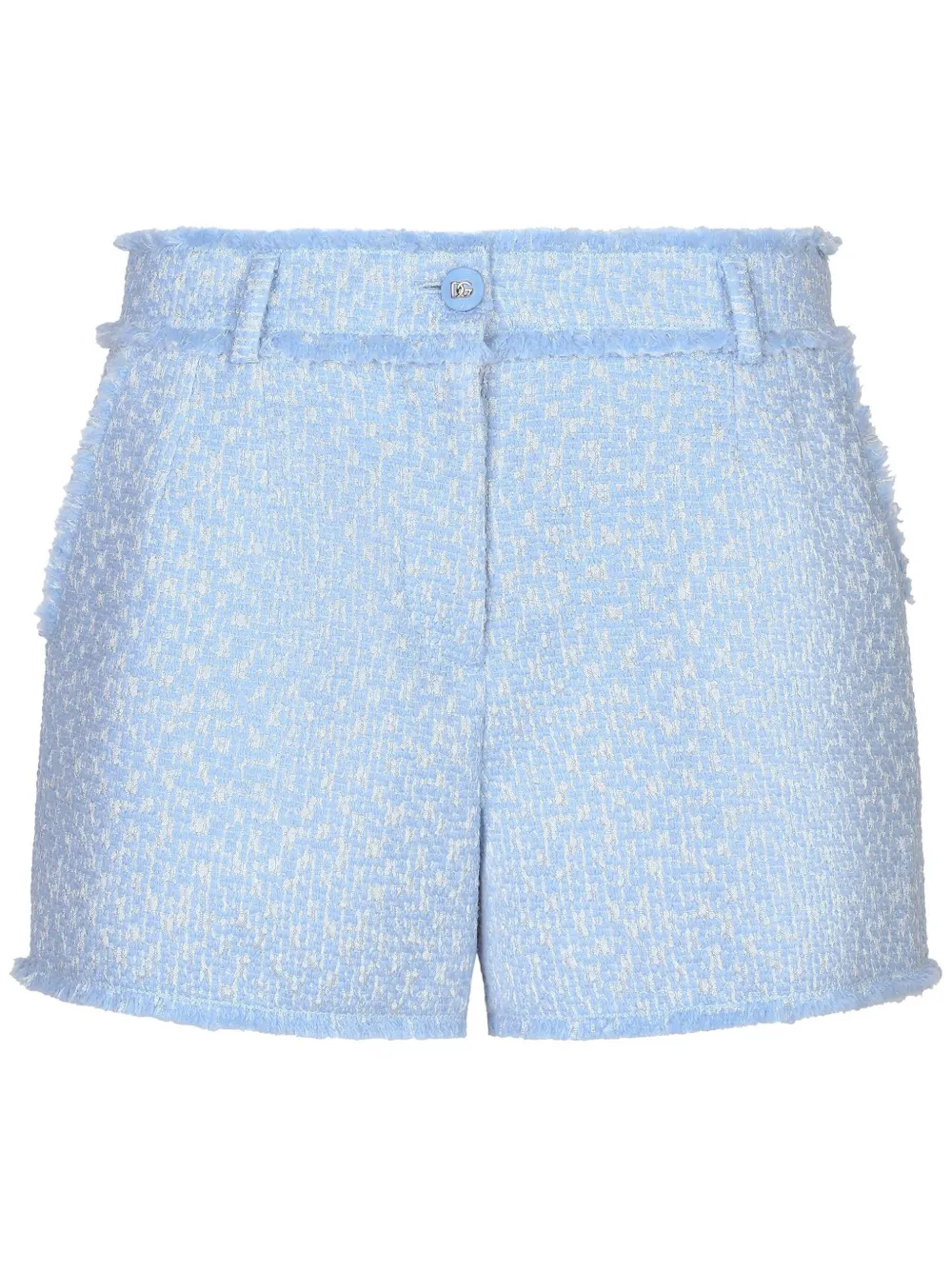Dolce & Gabbana frayed detailing tailored shorts | Blue | Image 1