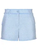 Dolce & Gabbana frayed detailing tailored shorts - Blue
