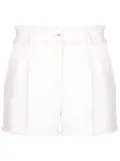 Dolce & Gabbana frayed detailing tailored shorts - White