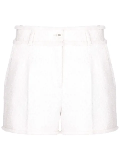 Dolce & Gabbana frayed detailing tailored shorts