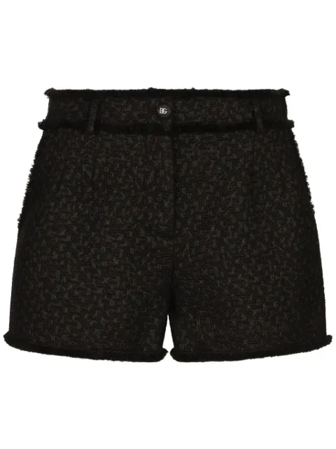 Dolce & Gabbana frayed detailing tailored shorts