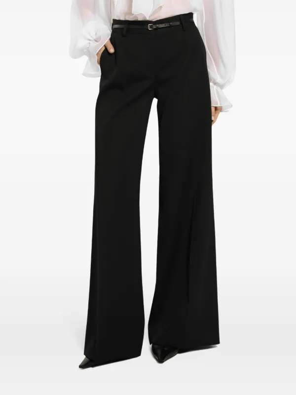 Dolce & Gabbana ワイドパンツ | ブラック | FARFETCH JP