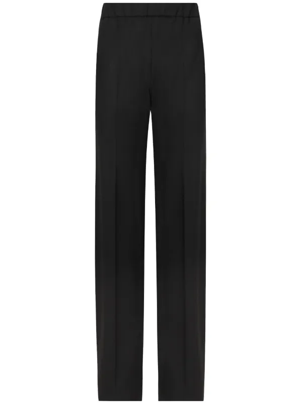 【DOLCE&GABBANA】フレア ストレッチ ツイル パンツ Dolce & Gabbana ツイル フレアパンツ | ブラック | FARFETCH JP
