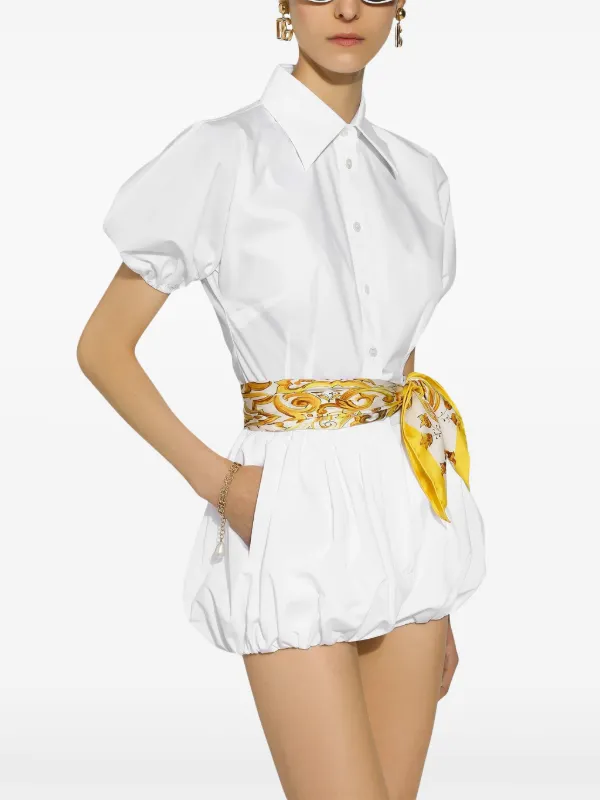 DOLCE&GABBANAブルゾン　ラムスキン白 DOLCE&GABBANAブルゾン ラムスキン白 Dolce & Gabbana White