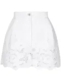 Dolce & Gabbana Cut-out detailing shorts - White