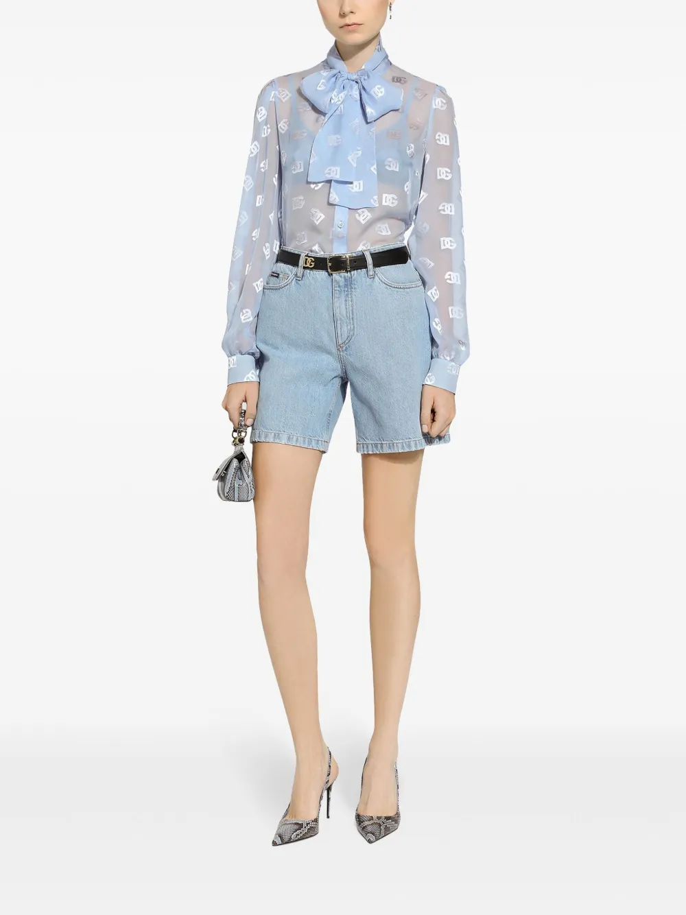 Dolce & Gabbana denim bermuda shorts - Blauw