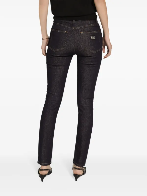 Dolce & Gabbana スキニーデニム ブラック Slim-fit stretch black denim jeans in Black for Men