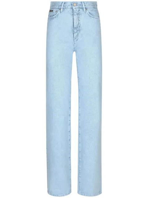 Dolce & Gabbana high-waisted slim-legged jeans