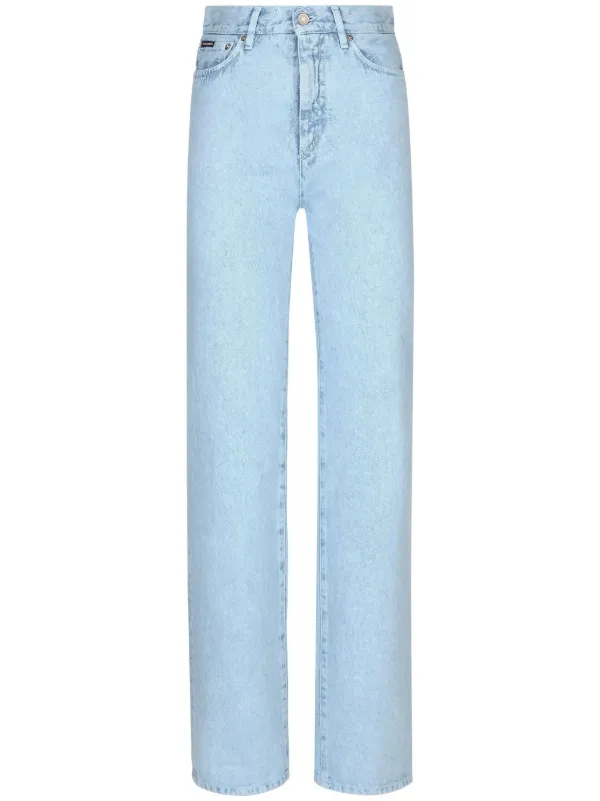 デニム・ジーパン Dolce & Gabbana High waist jeans 23602372_54322479_600.jpg