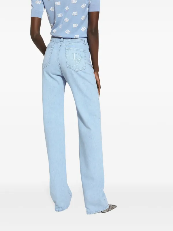 デニム・ジーパン Dolce & Gabbana High waist jeans 23602372_54322479_600.jpg