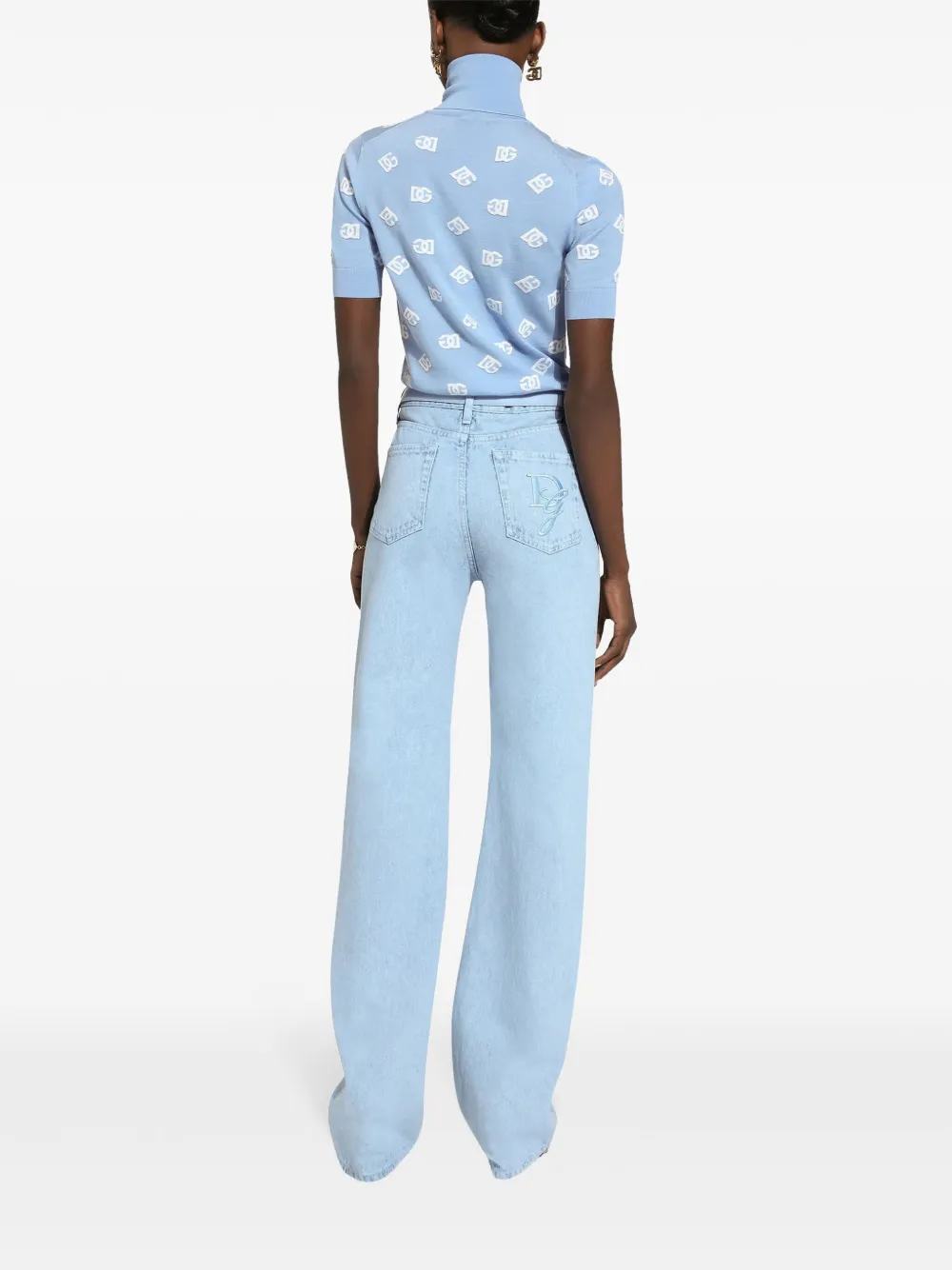Dolce & Gabbana High waist skinny jeans Blauw