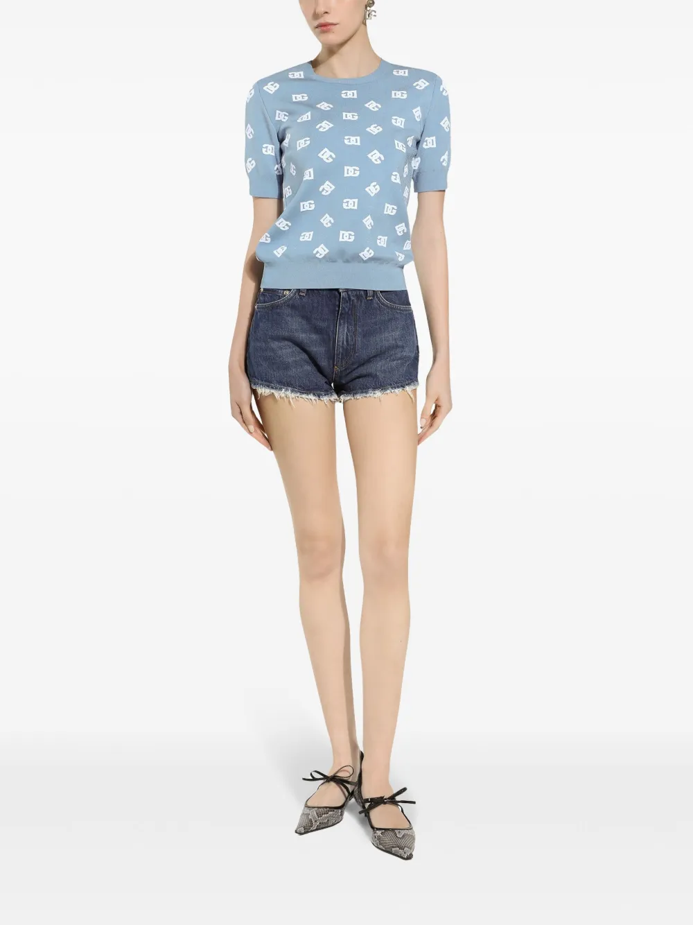 Dolce & Gabbana Spijkershorts - Blauw