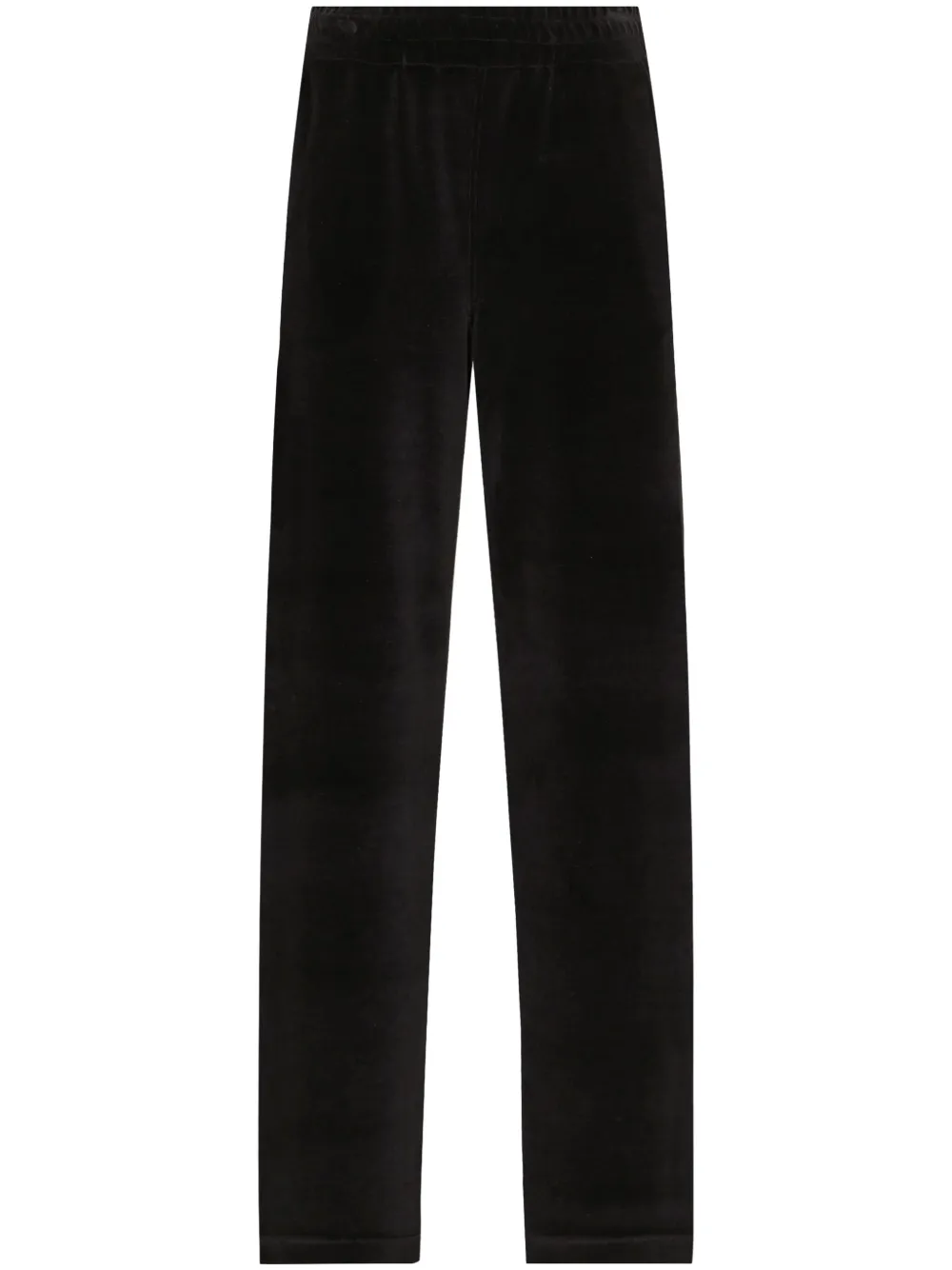 Dolce & Gabbana ベルベット パンツ - ブラック Dolce & Gabbana ベルベット パンツ - ブラック