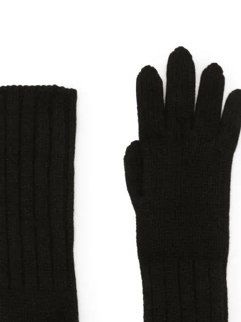 Dolce & Gabbana ribbed-knit gloves FX00KTJAWZ9 - 1