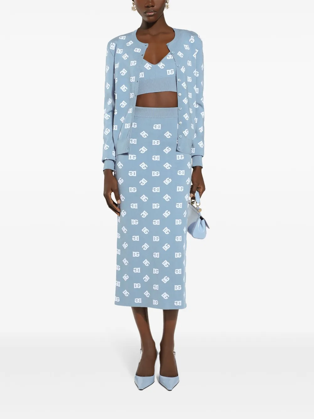 dolce&gabbana Dolce & Gabbana Straight rok - Blauw