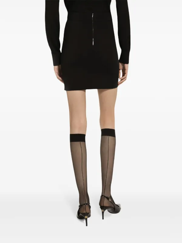 VIP【関税送料無料】希少 DOLCE & GABBANA BLACK MINI SKIRT Dolce & Gabbana lace-trimmed Mini Skirt | Black | FARFETCH