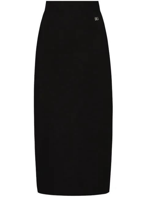 Dolce & Gabbana DG-logo pencil skirt 