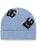 Dolce & Gabbana logo-jacquard beanie - Blue