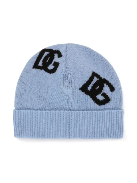 Dolce & Gabbana logo-jacquard beanie FXQ05TJCVZM - 1