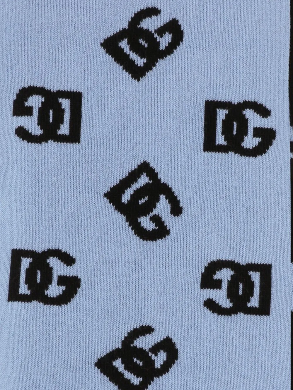 dolce&gabbana Dolce & Gabbana Sjaal met logo - Blauw