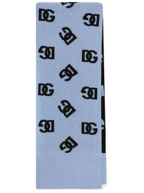 Écharpe à logo intarsia - Dolce & Gabbana - Modalova