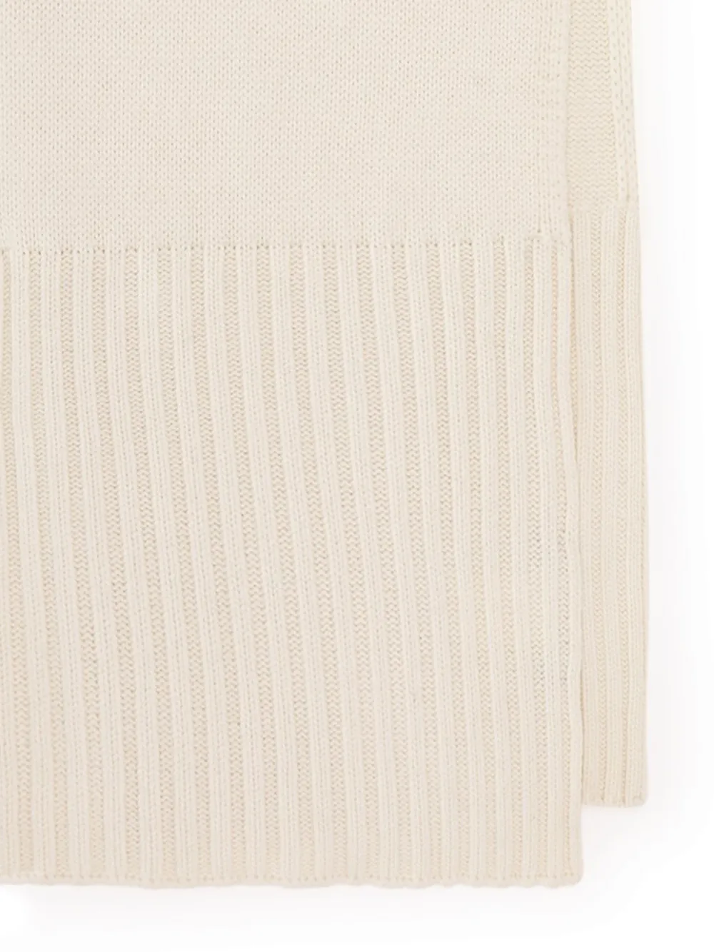 dolce&gabbana Dolce & Gabbana Rechthoekige gebreide sjaal - Beige
