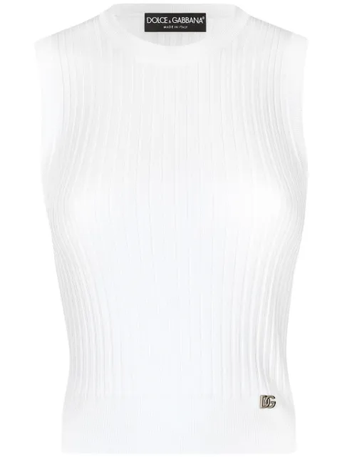 Dolce & Gabbana Stretch ribbed top 