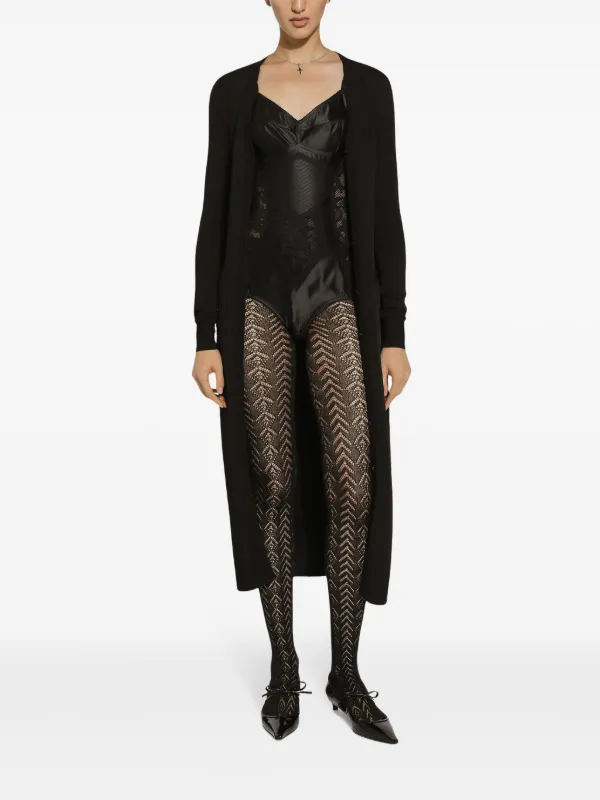 DOLCE&GABBANAドルチェ&ガッバーナ　レースカーディガン 長袖　新品 ドルチェ&ガッバーナ レース カーディガン 長袖 黒 スペシャル