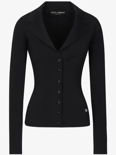 Dolce & Gabbana DG logo button-up jacket 