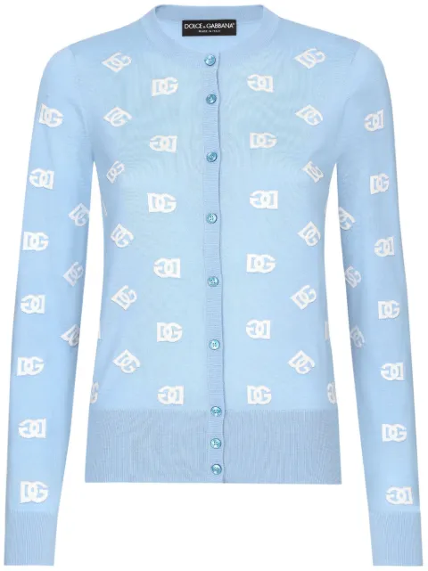Dolce & Gabbana — DNA logo print cardigan