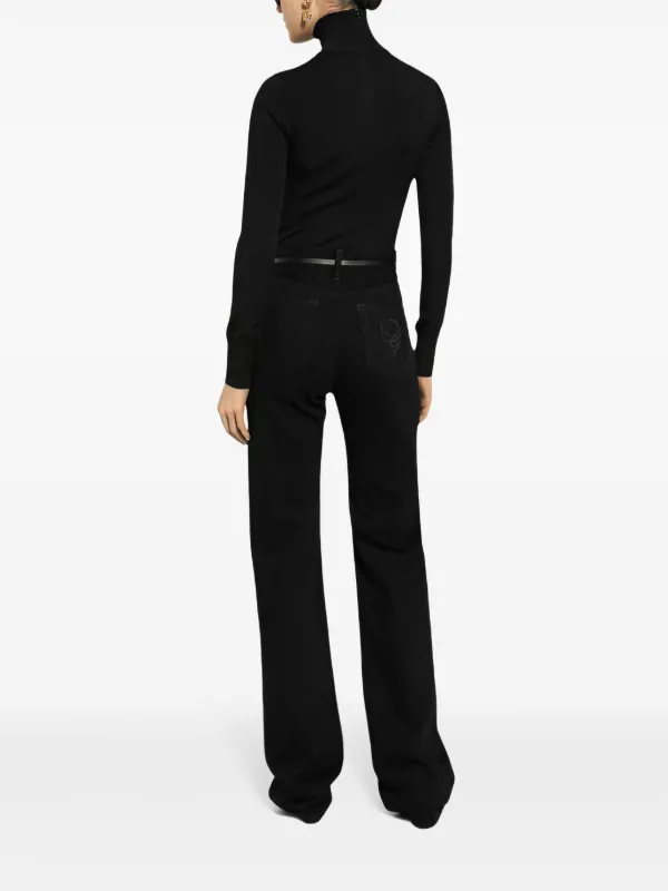 【美品】Dolce＆Gabbana Highneck lowgauge knit Dolce & Gabbana Ribbed Knit Turtleneck | Black | FARFETCH SG