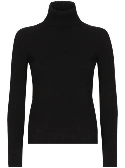 Pull en cachemire à col cheminée - Dolce & Gabbana - Modalova