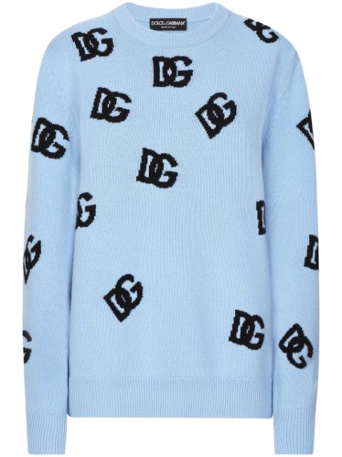 Dolce & Gabbana logo embroidered jumper Women