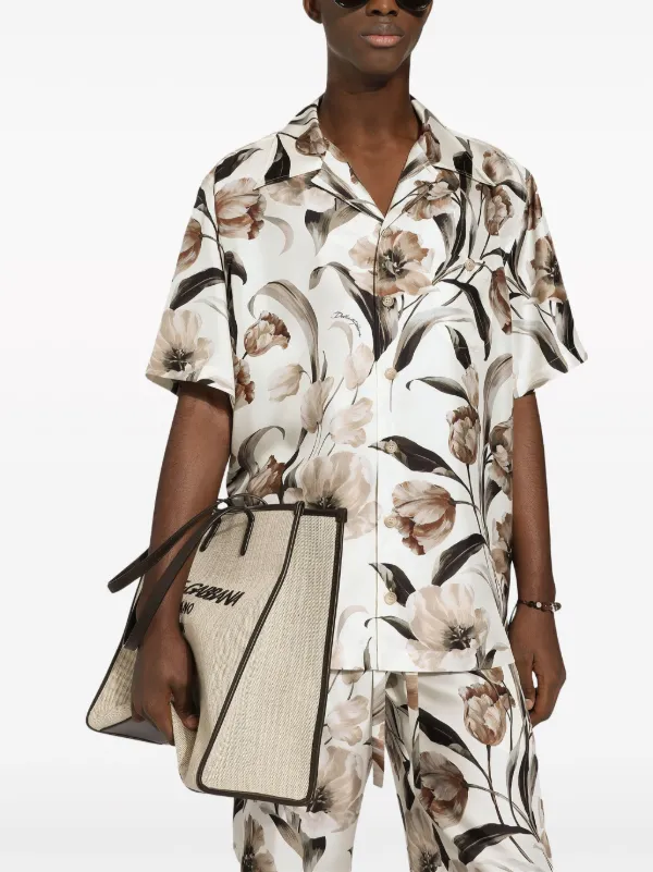 Dolce & Gabbana フローラルプリント シルク セットアップ org.jpg