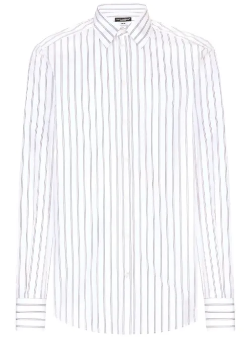 Chemise en coton à rayures - Dolce & Gabbana - Modalova
