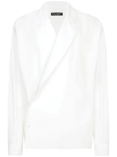 Dolce & Gabbana cotton wrap shirt