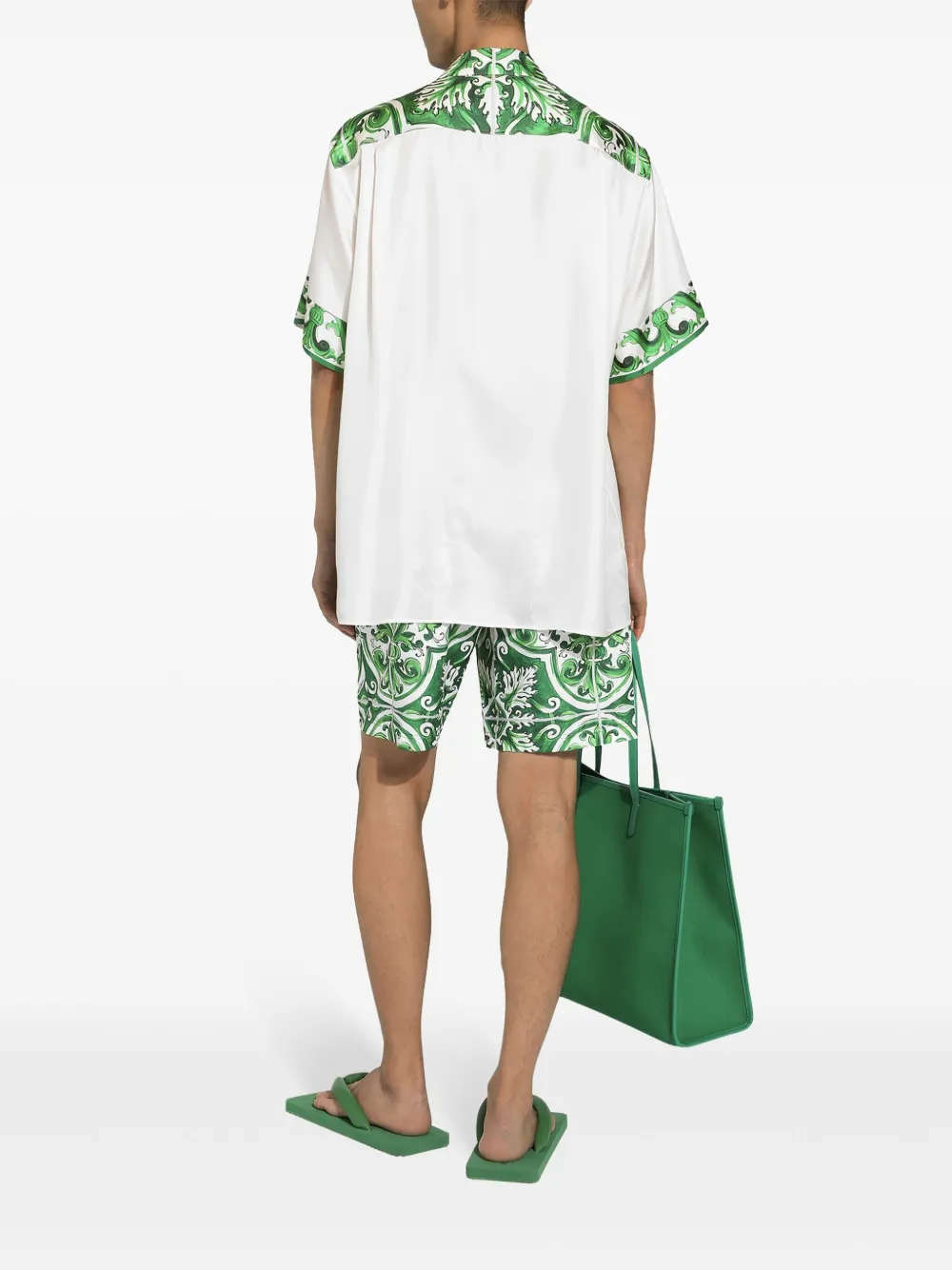 Dolce & Gabbana Overhemd met print Wit