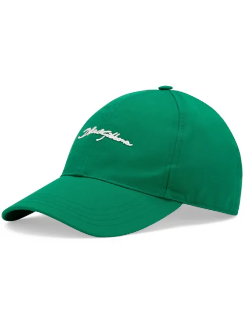 Dolce & Gabbana logo-appliqué cotton baseball cap