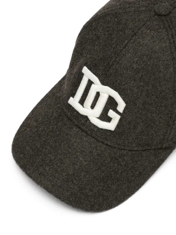 Dolce & Gabbana logo-embroidered Baseball Cap | Grey | FARFETCH