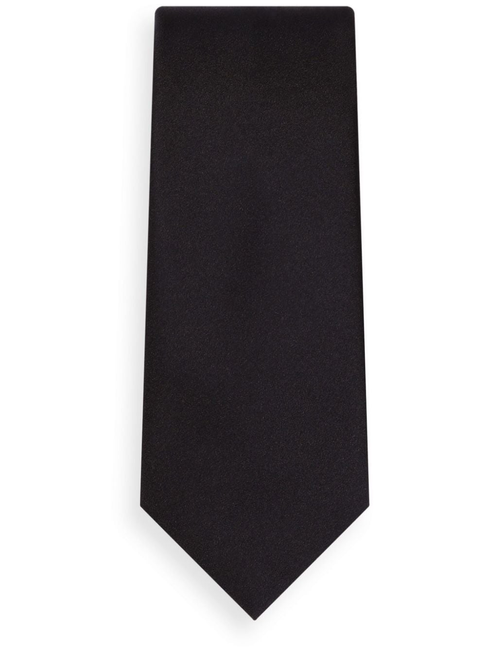 Shop Dolce & Gabbana Pointed-tip Silk Tie In Blue