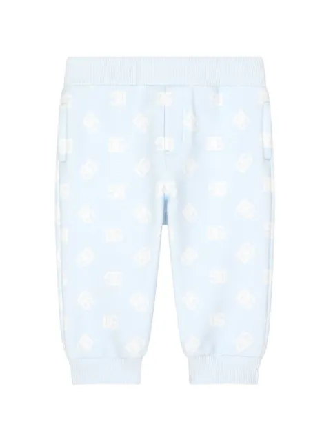 Dolce & Gabbana Kids pants con logo estampado