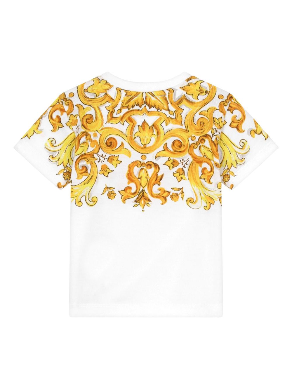 Dolce & Gabbana Kids T-shirt met patroon - Wit