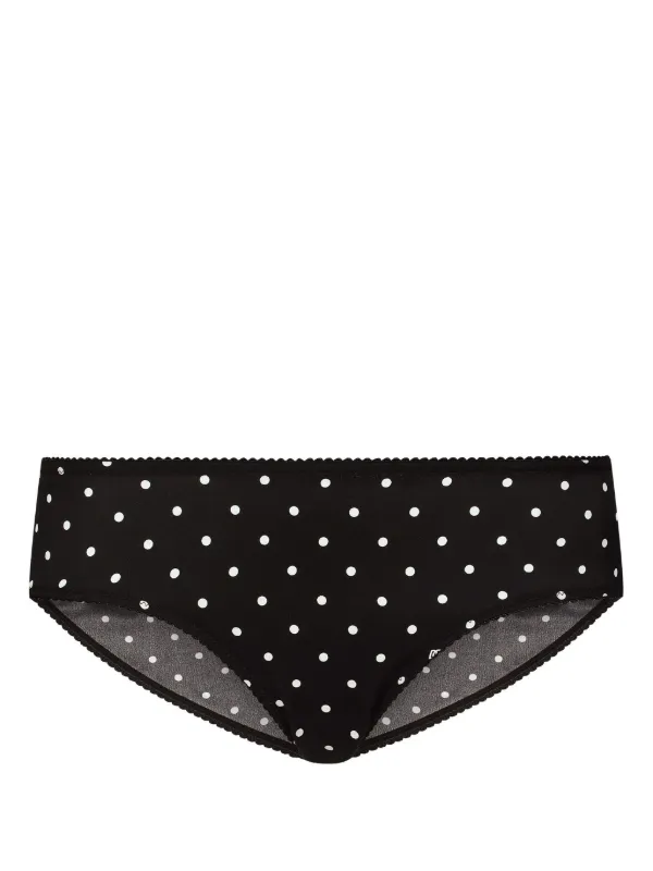 Dolce Gabbana Culotte a Pois Noir FARFETCH CM