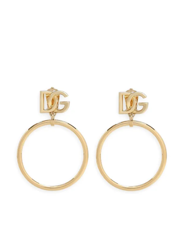 【送料&関税込】Dolce & Gabbana Dg Logo Hoop Earrings 23602801_53688633_600.jpg
